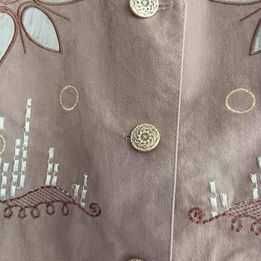 Colete senhora tipo camurça sintética