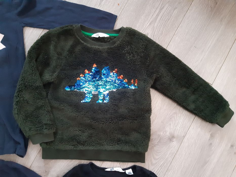 Zestaw paka 5 bluzeczek tunik bluz H&M na wzrost 110/116