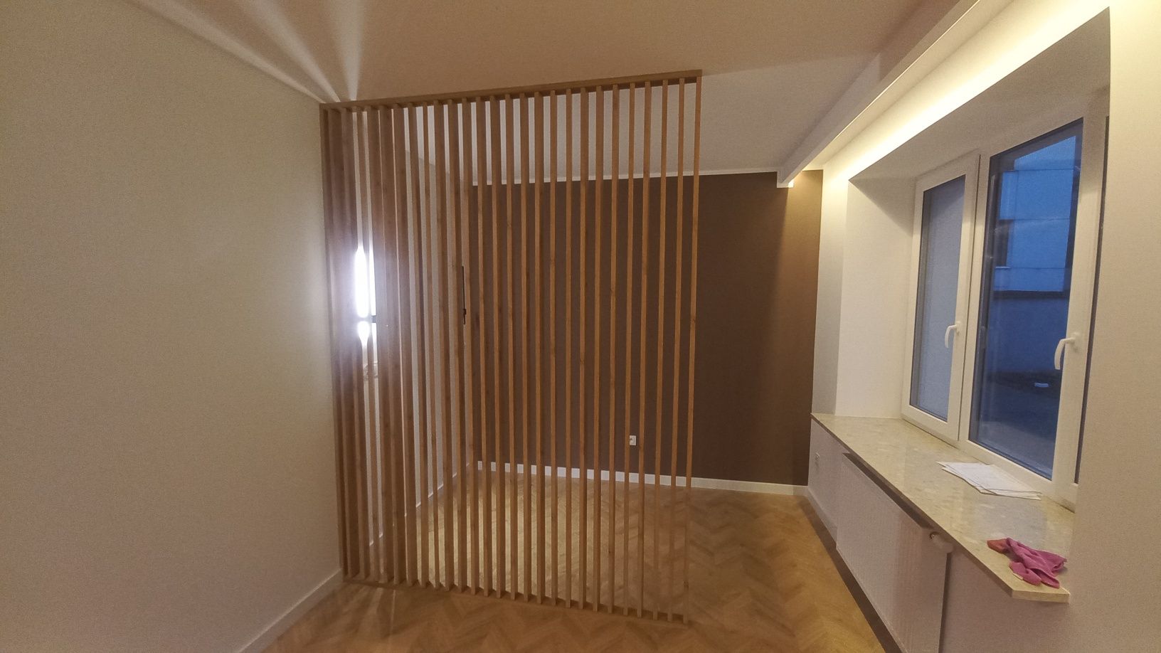 Lamele, ścianka ażurowa, przepierzenie