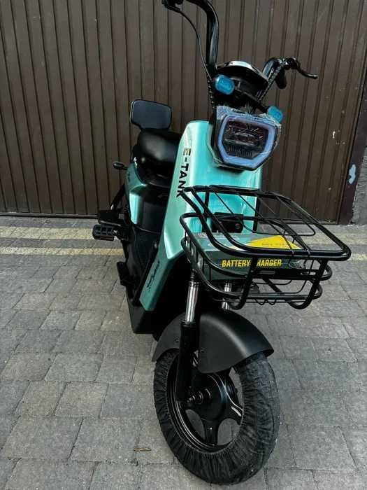 SKUTER ELEKTRYCZNY 250WAT e-TANK Duży Koszyk Oparcie Ledy Raty Dostawa