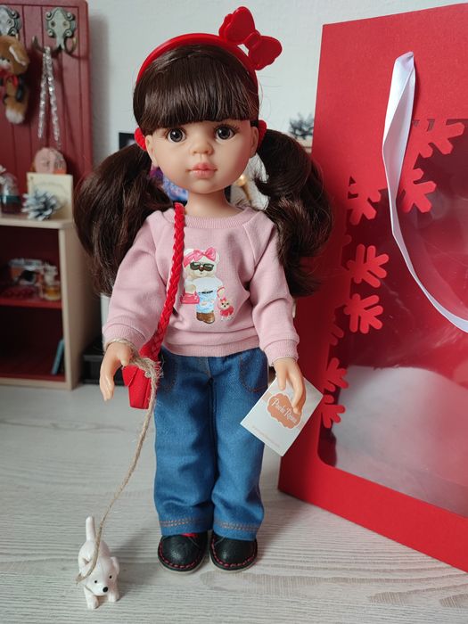 Кукла лялька з собачкою Керол Паола Рейна 13221 / Paola Reina Carol