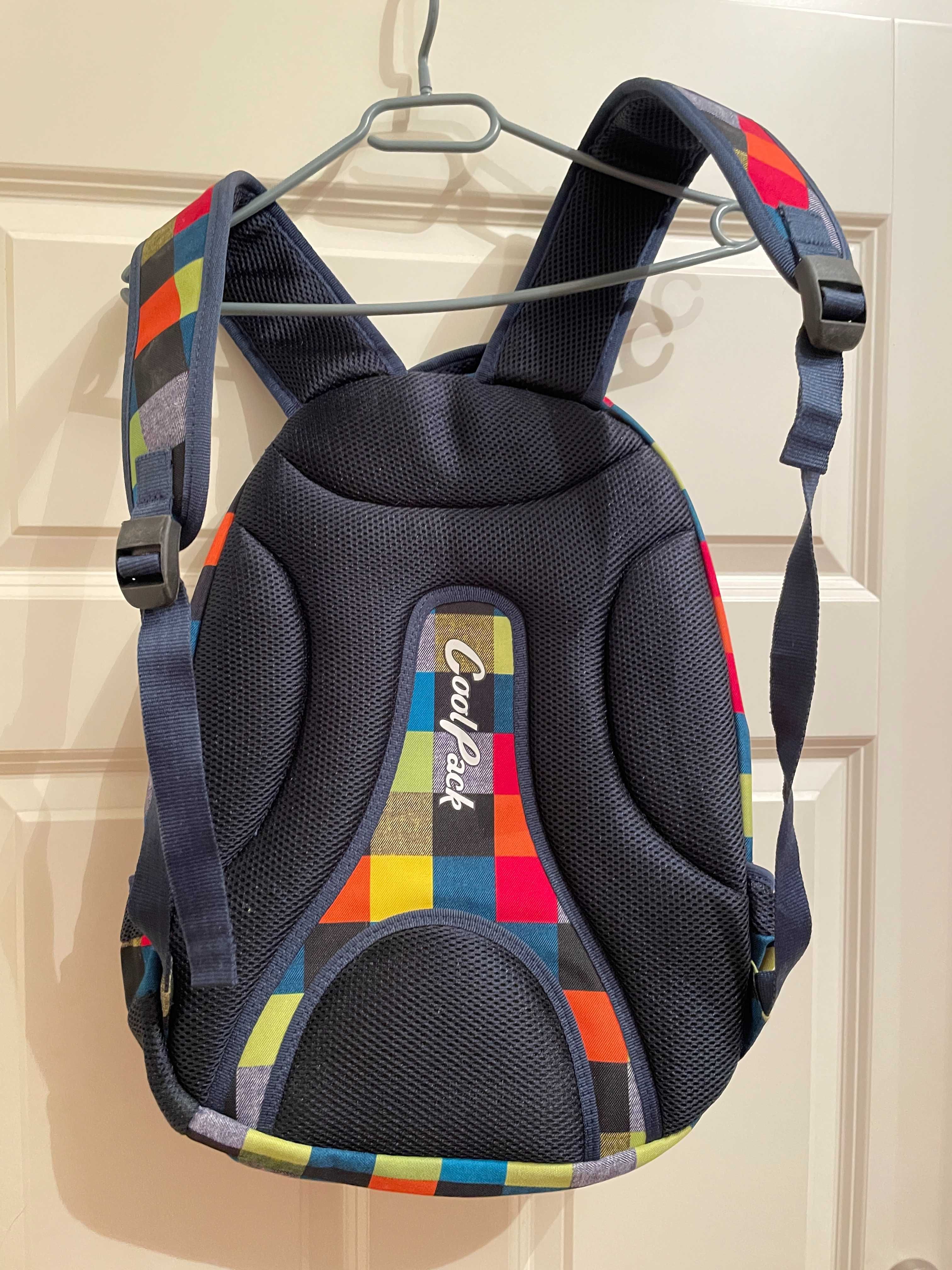 Plecak CoolPack Patio kolorowy krata, stan idealny