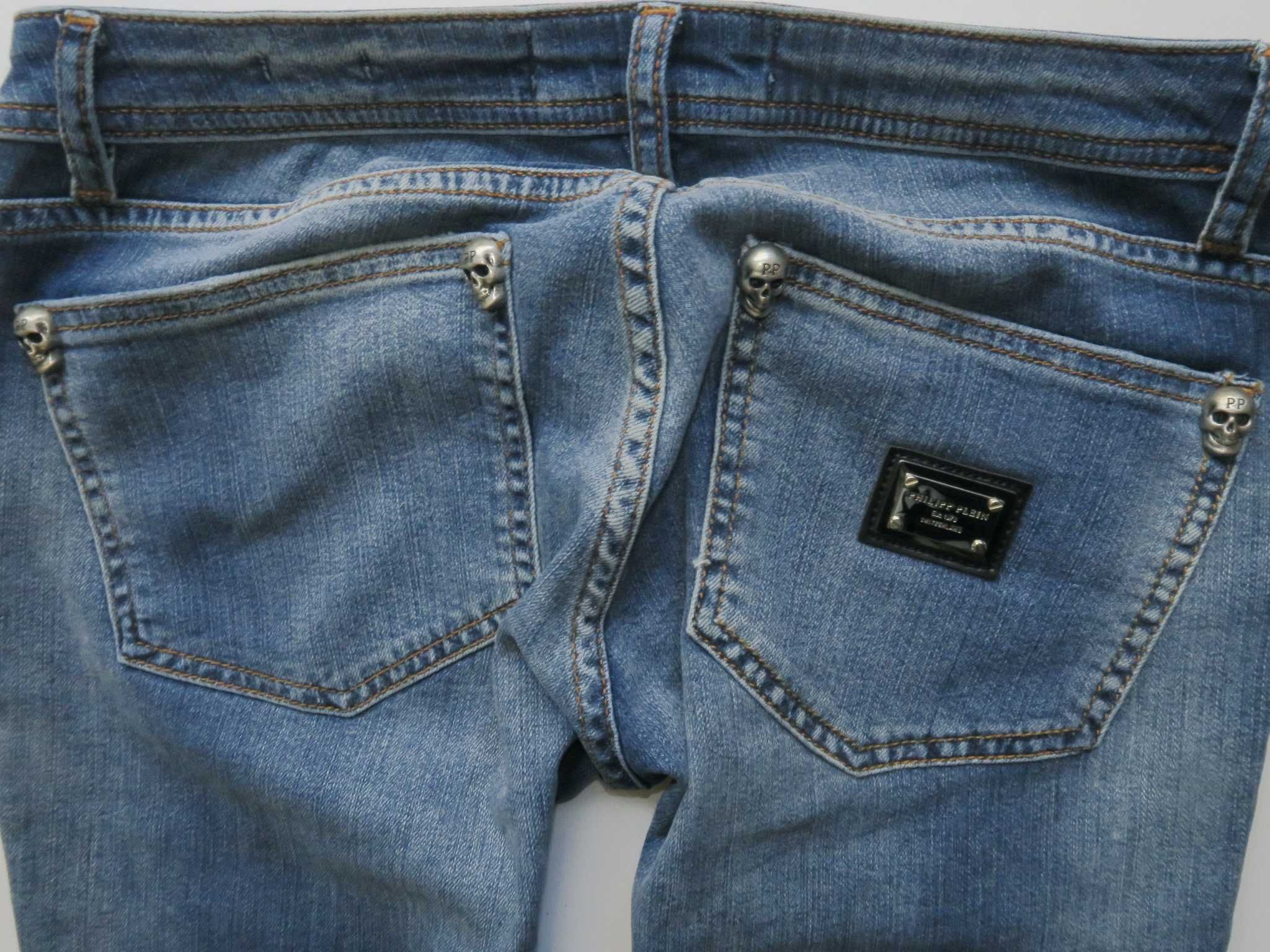 Philipp Plein spodnie jeansowe damskie 27