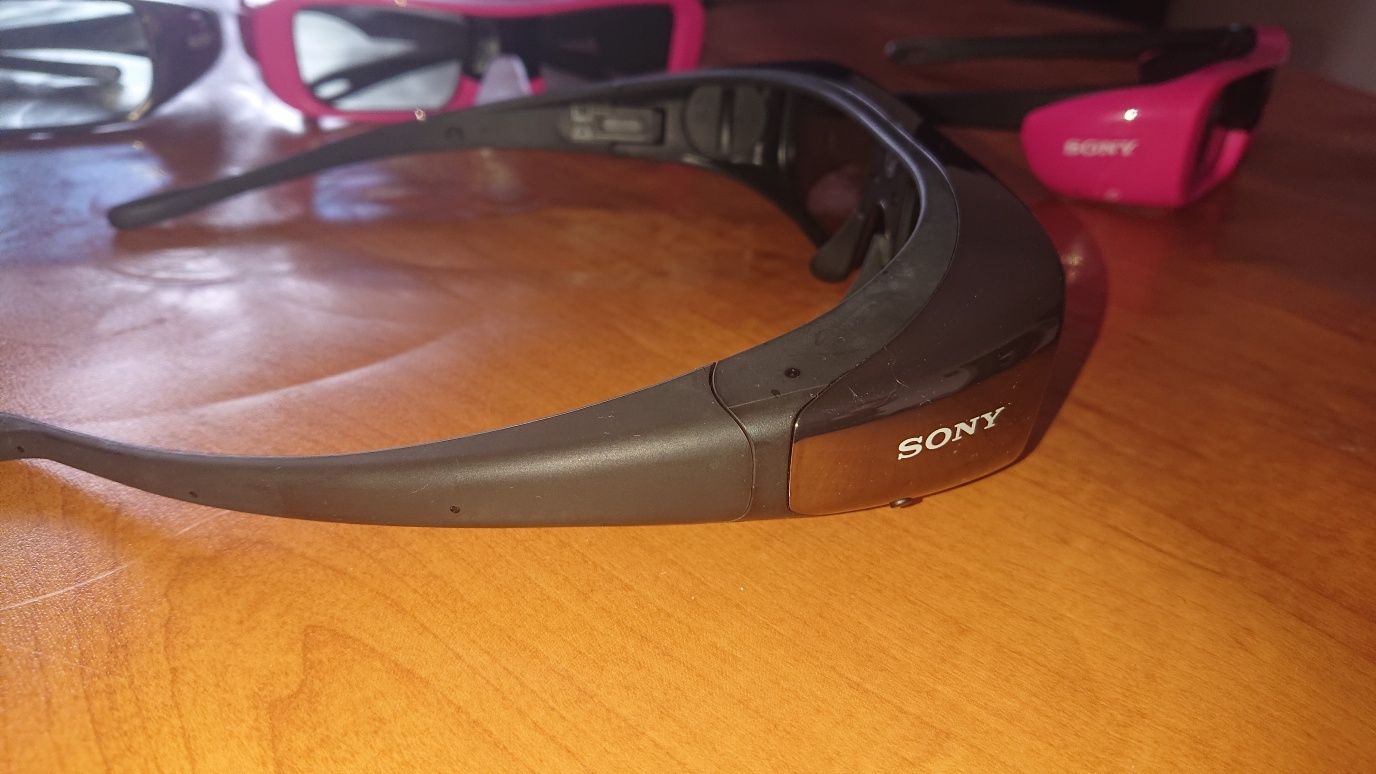 Okulary 3D Sony zestaw 4szt