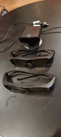 Okulary aktywne 3D JVC projektor rzutnik