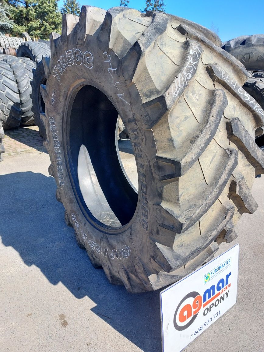 600/65R34 Trelleborg opona używana rolnicza