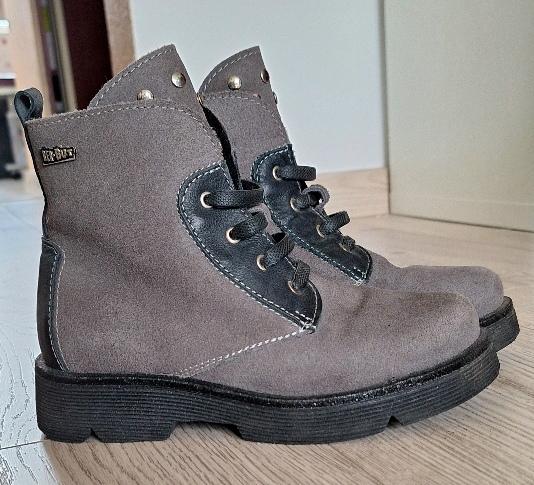 Workery botki renbut 31 szare