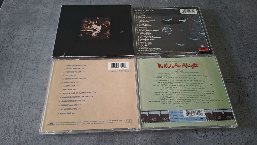 The Who- płyty CD 4 sztuki