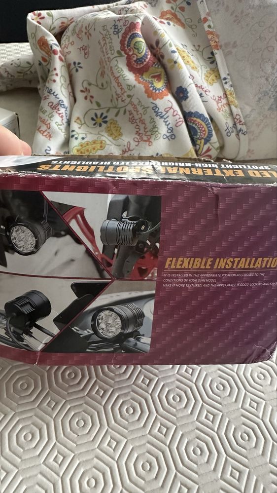 Farois nevoeiro led para moto (NOVO)