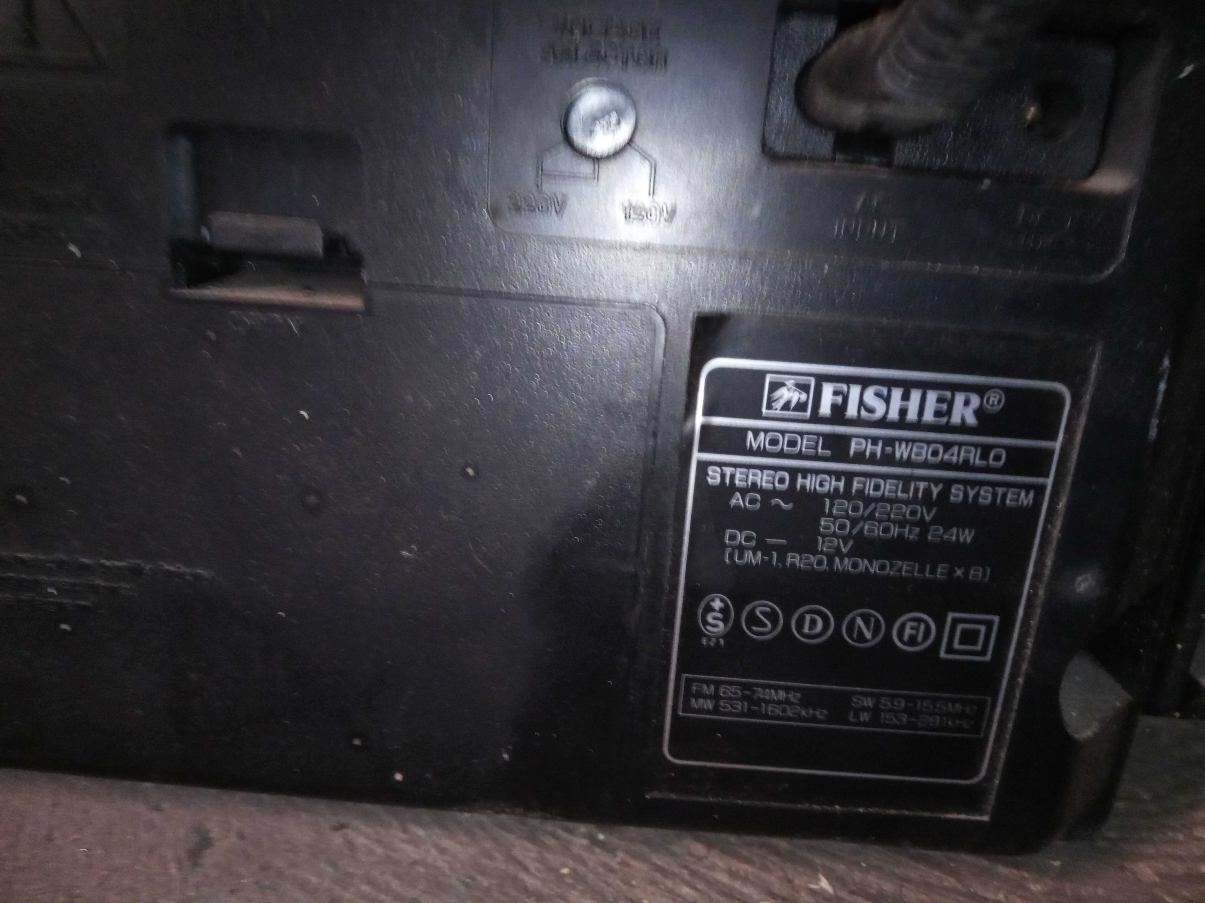 Fisher PH-W804RLO, radiomagnetofon, klasyk, boombox