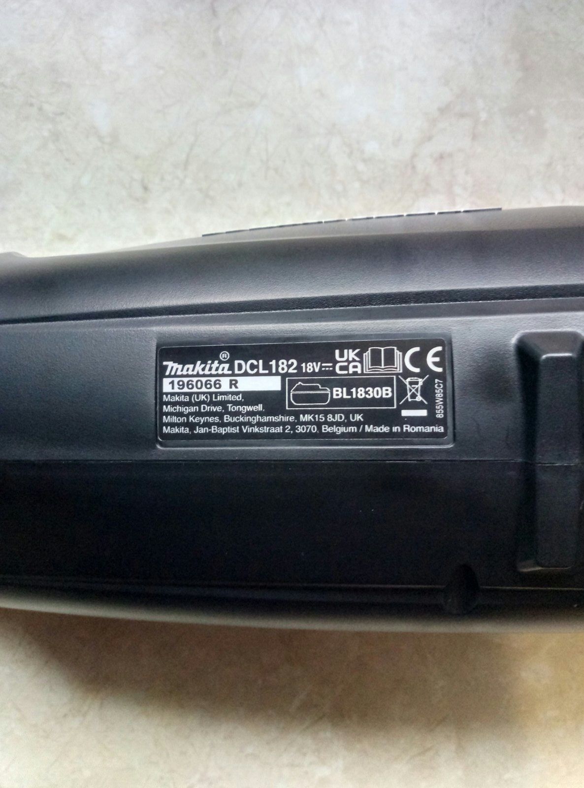 Makita DCL 182 ZB 18V