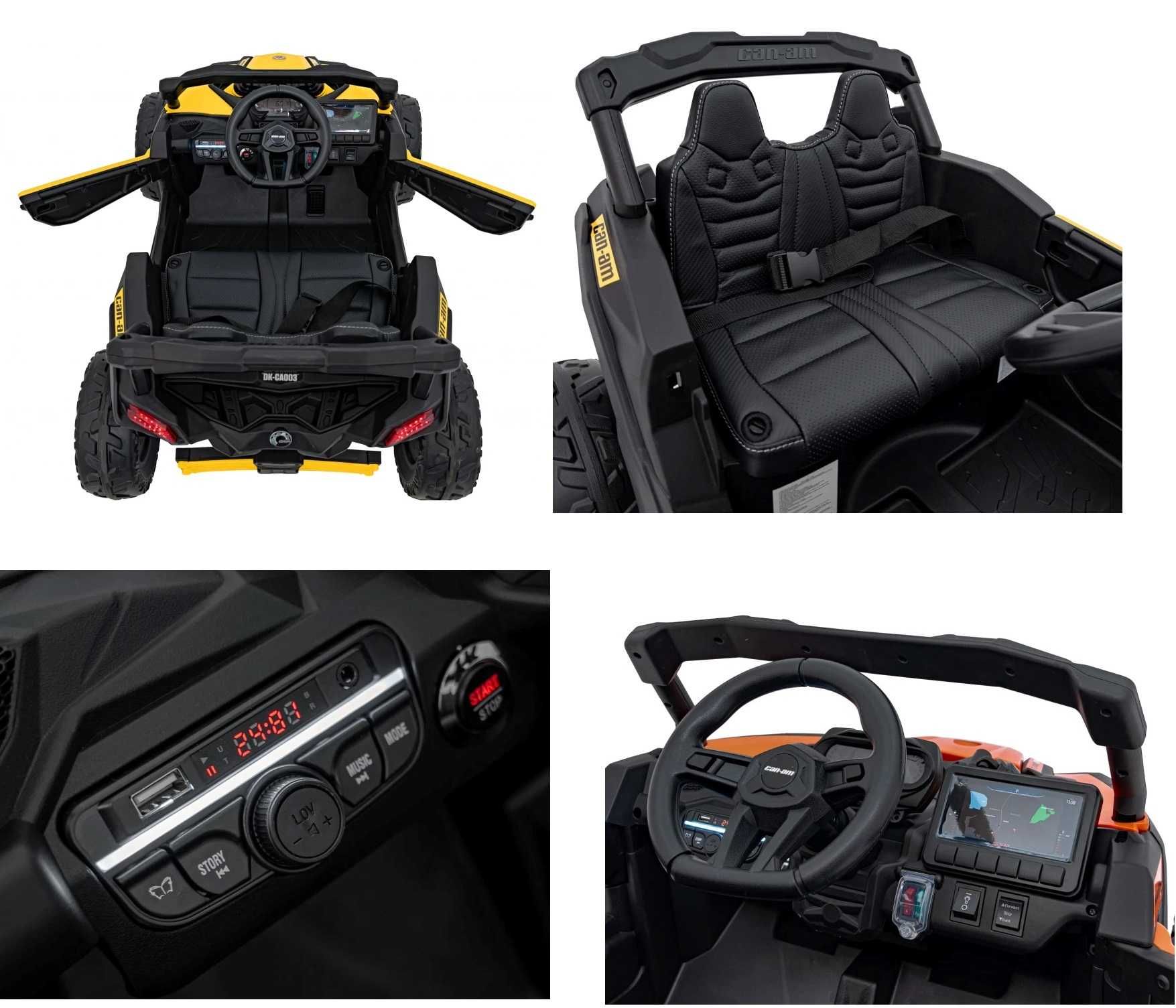 Buggy 800W 24V7ah 4x4 akumulator Samochód Pojazd autko Auto Maverick