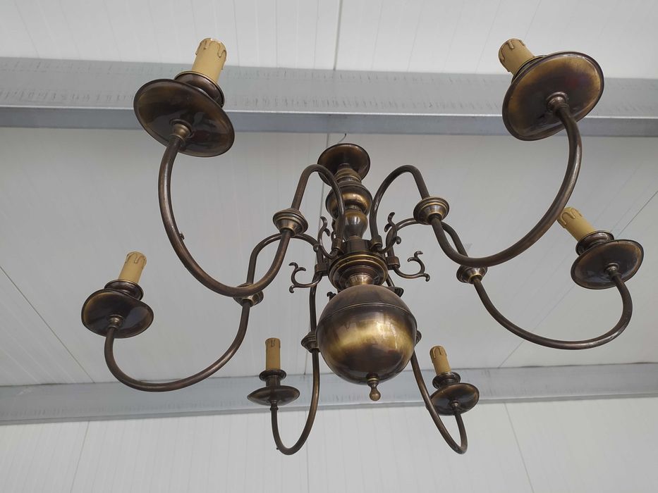 2 Candeeiros estilo Holandês de 6 e 3 casquilhos