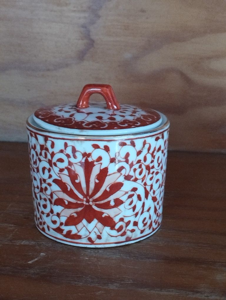 Pote Chinês Vermelho - Antigo