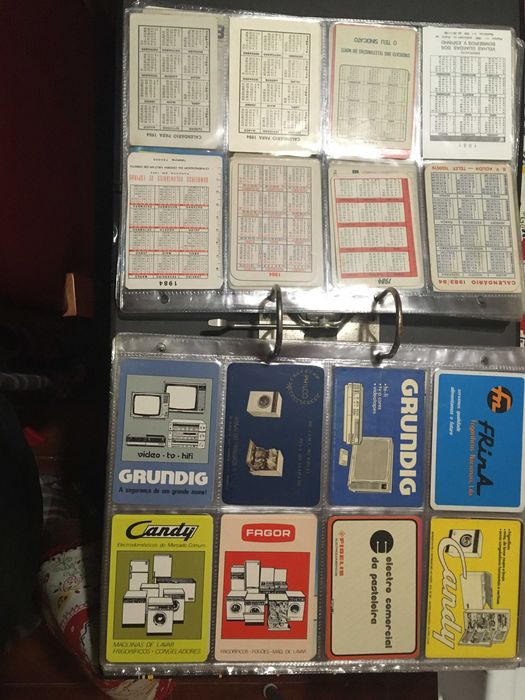 Colecção de 425 calendários raros