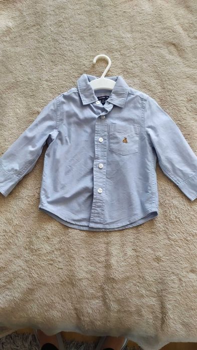 Błękitna koszula 12-18 m-cy  GAP + Gratis! Czytaj opis!