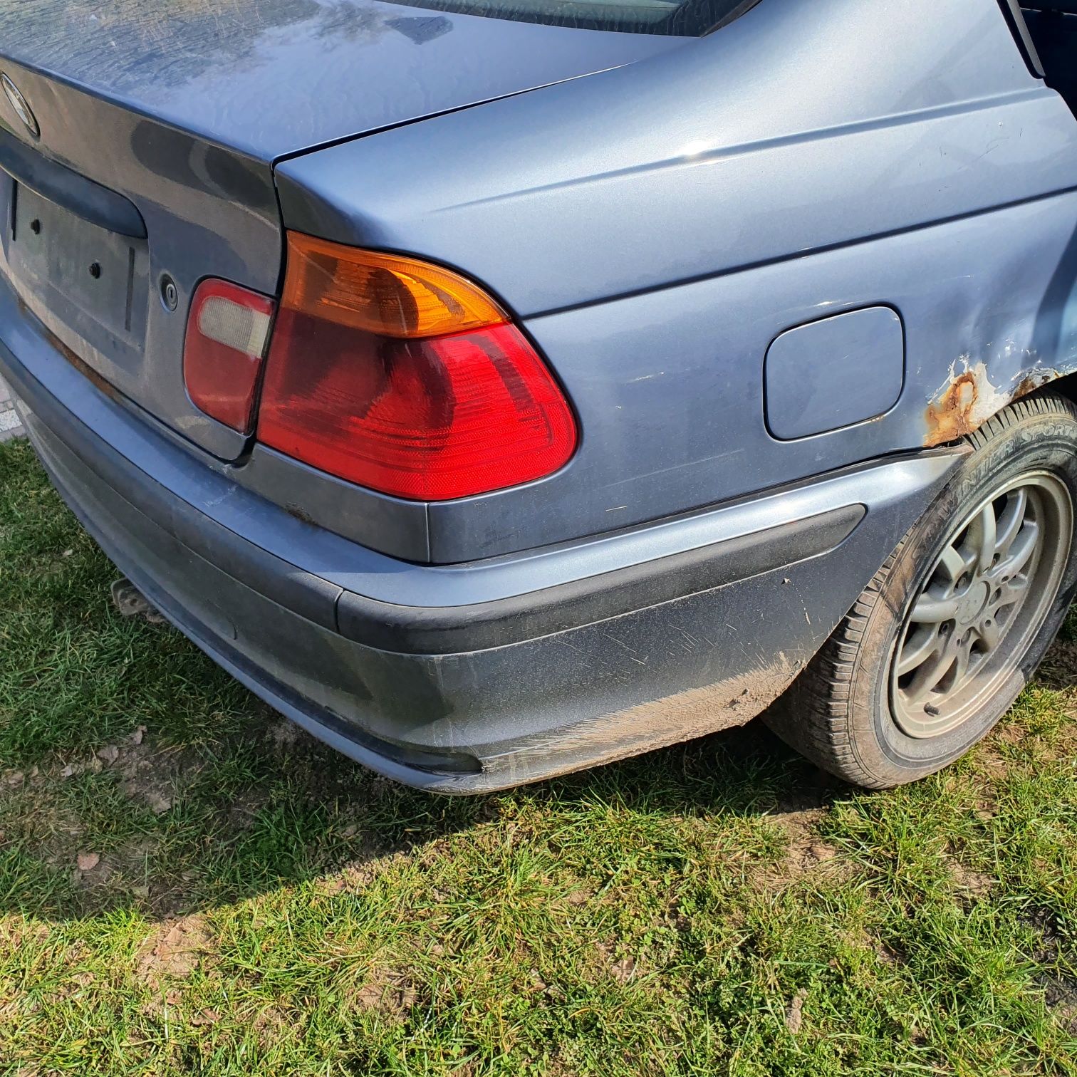 Maska, zderzak, błotnik, BMW e46, seria 3, drzwi,  pas