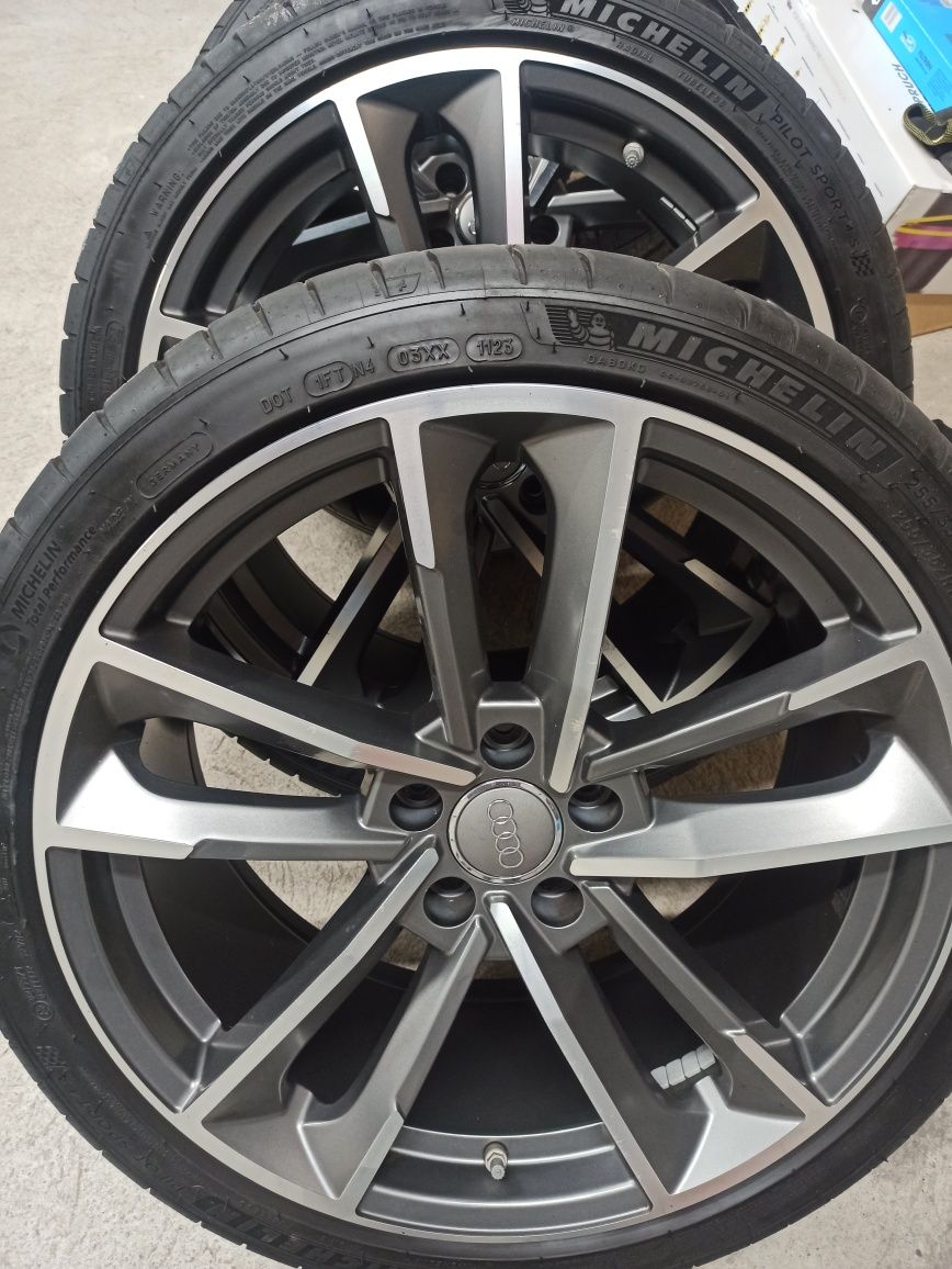 Felgi audi S5 19'' 5x112 z oponami  Michelin Pilot Sport 4S