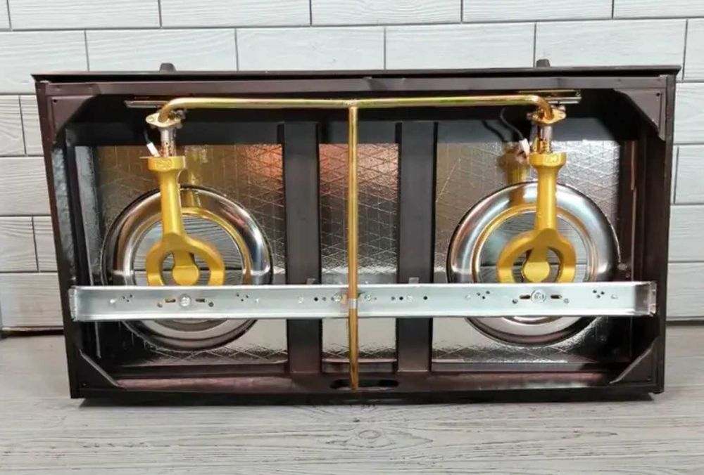 Газовая плита настольная таганок 1 2 конфорки газова плитка портативна