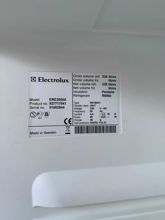 Холодильна шафа б/в без морозильної камери ELECTROLUX No Frost #07554