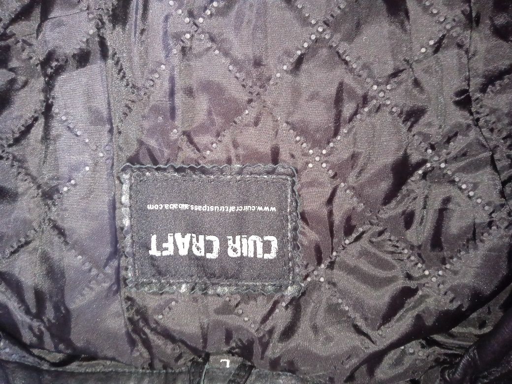 Чоловіча шкіряна куртка б/у фірми Cuir Craft, розмір L