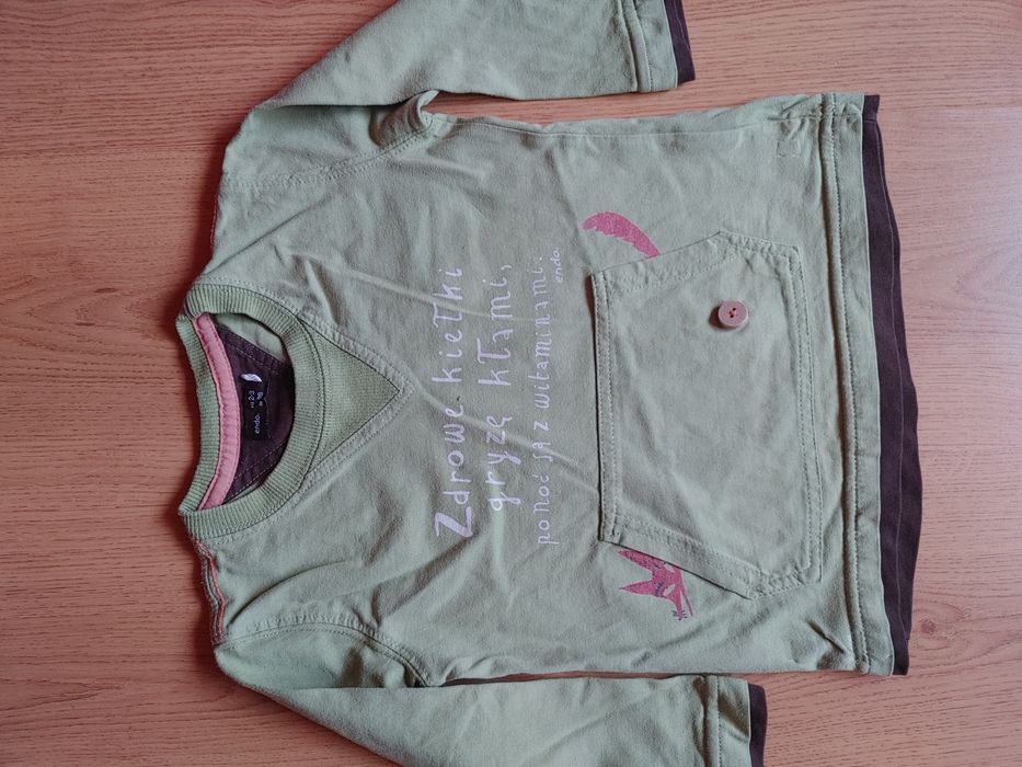 Bluzeczka dla chłopca długi rękaw rozmiar 98 Firmy endo