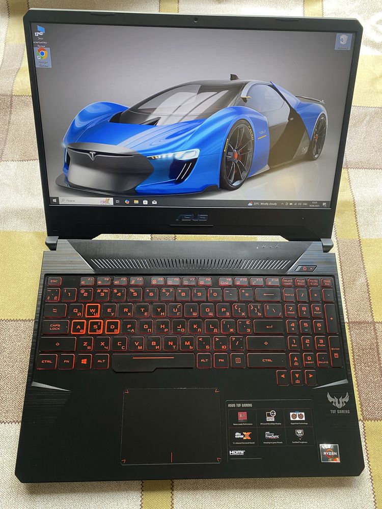Asus Tuf/Rayzen 5-3550H/RX 560X(4GB)RAM 32GB/SSD 512GB+SSD 1T/АКБ 5год