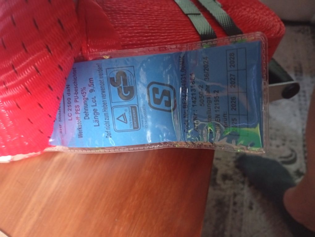 Pas transportowy nowy