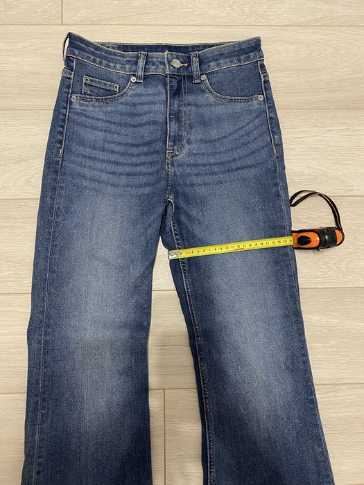 сині кльош джинси HM, свага , y2k