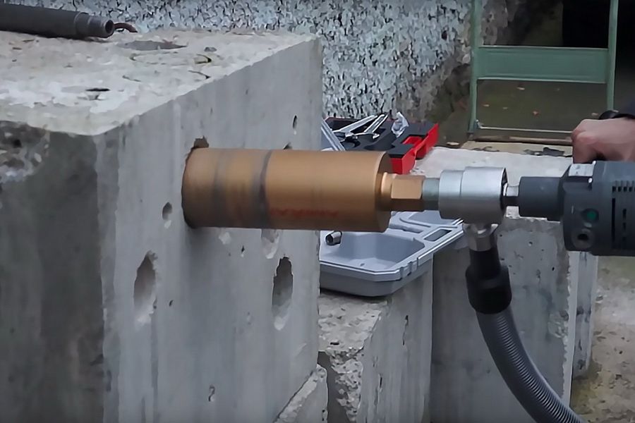 Алмазная резка бетона, сверление отверстий
