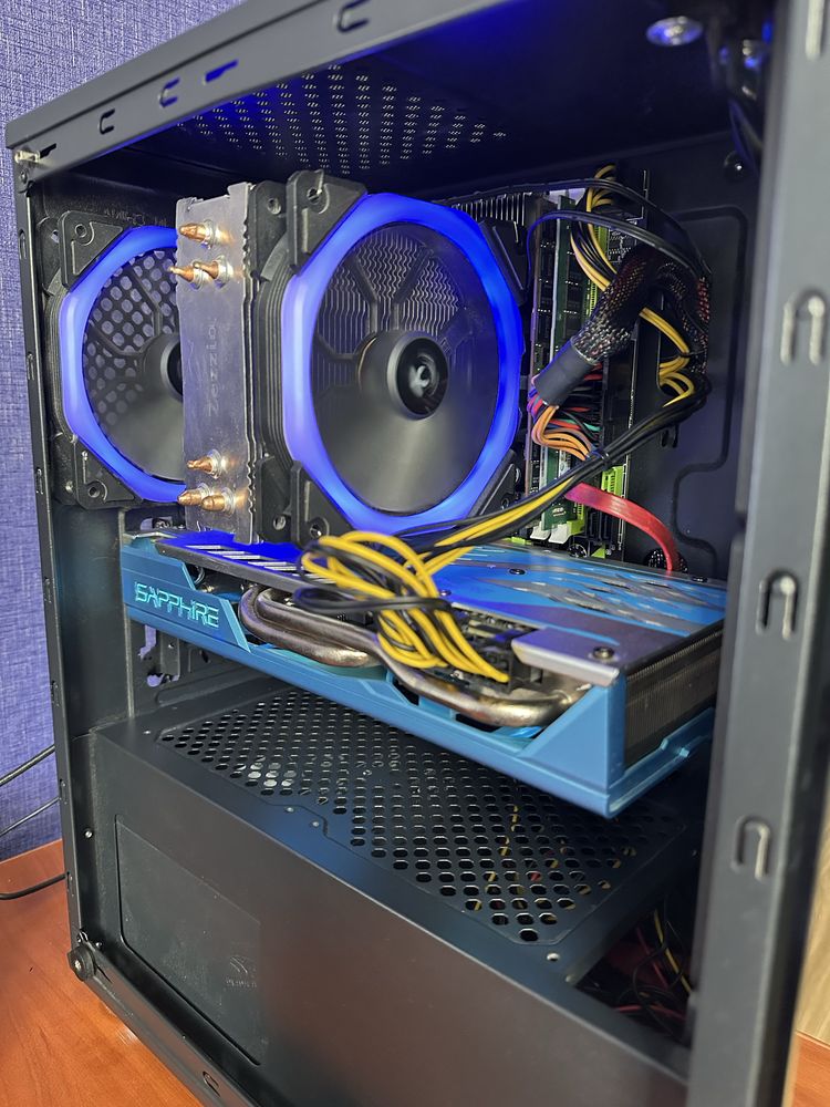 Компʼютер пк компьютер E5 2670v2, Rx590 8GB, 48GB ddr3