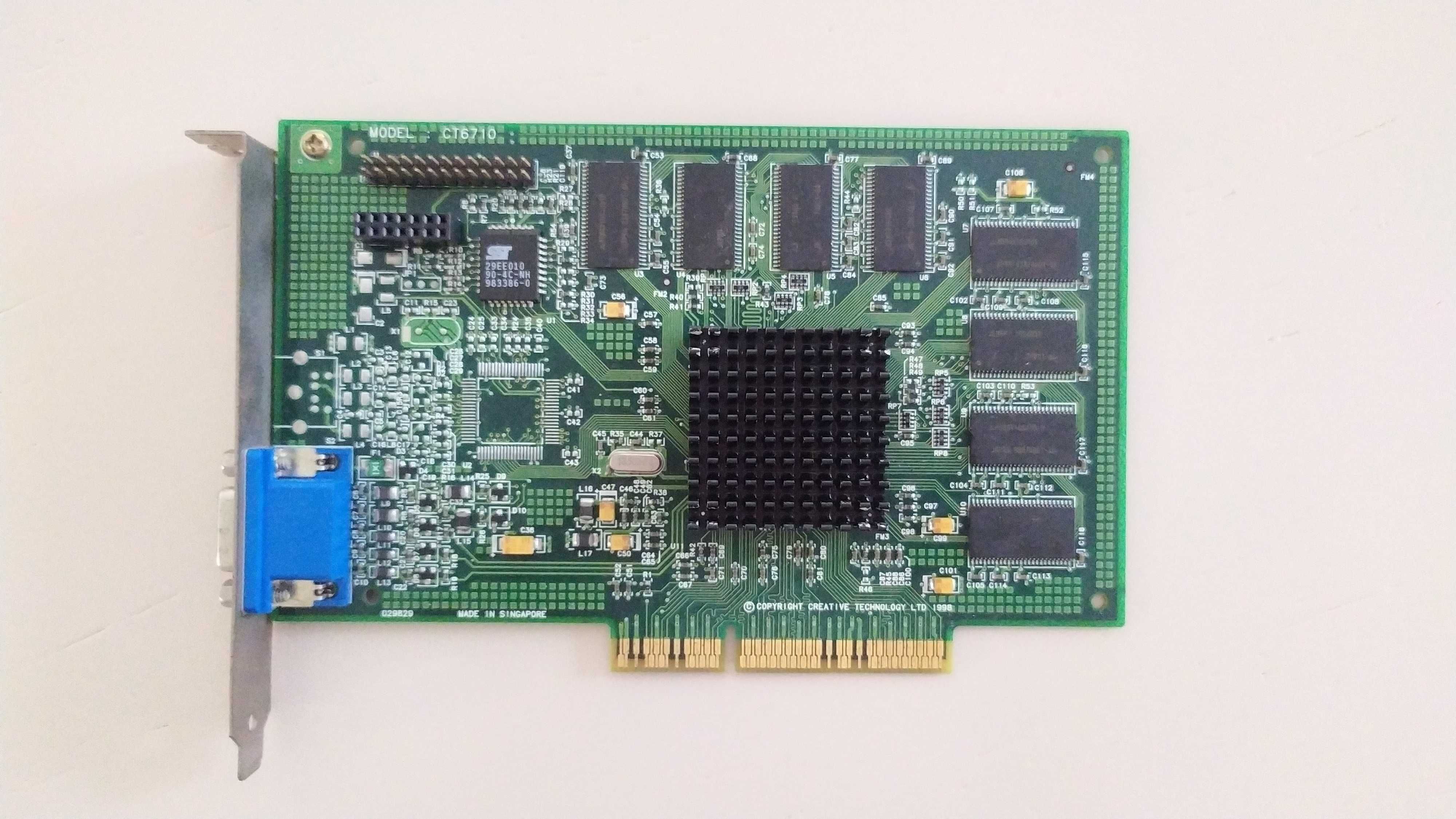 Creative Labs Nvidia RIVA TNT 16MB CT6710 AGP Video Graphics Card