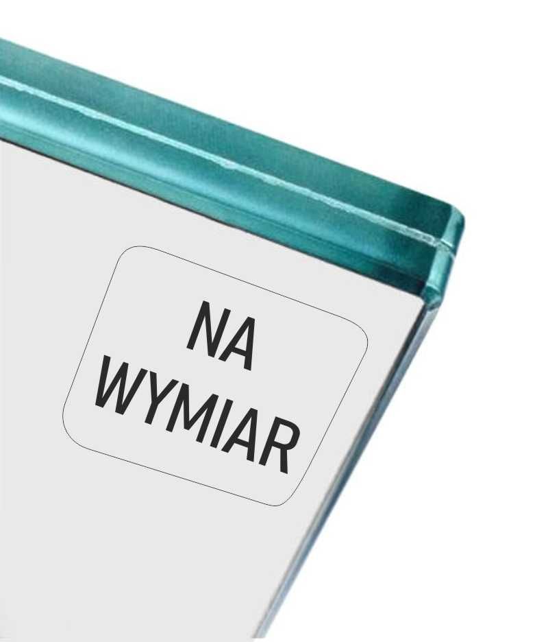 Szkło HARTOWANE balustrada klejona 3+1+3 z folią Bezpieczne VSG na WYM