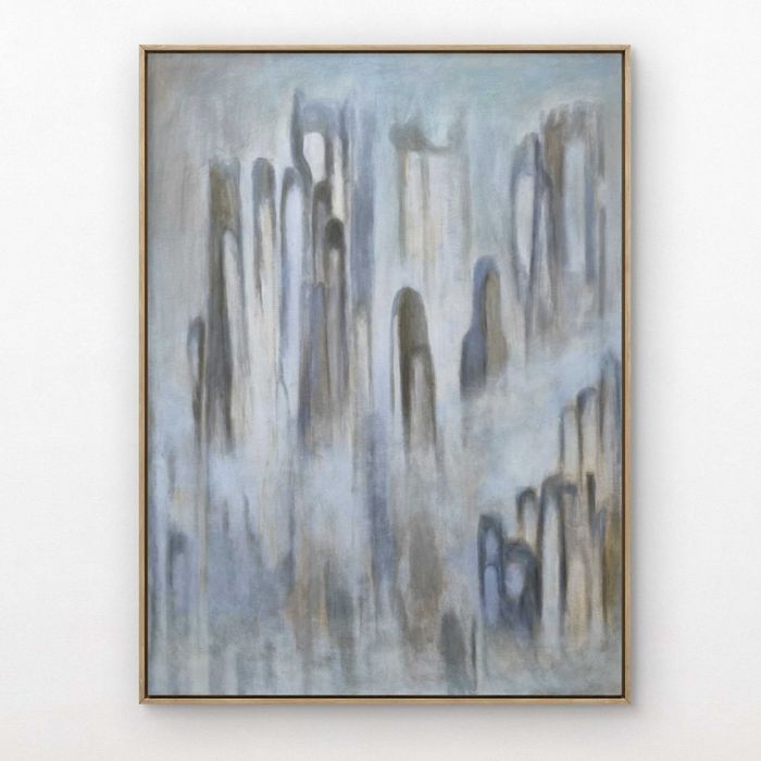 Obraz surrealistyczny mix media na płótnie 80x60 cm