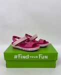 Детские босоножки сандалии Крокс Crocs Sandal Crocband  для девочки