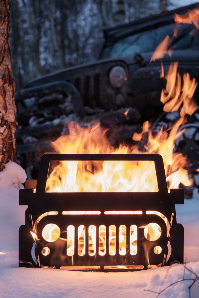 BBQ Jeep Outdoor Wrangler Grill Palenisko turystyczne