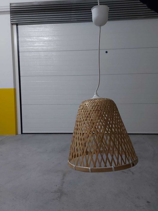 Candeeiro de teto Bambu Natural