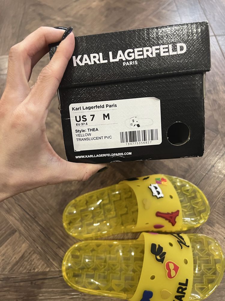 Нові тапки, шльопанці, слайди Karl Lagerfeld Карл Лагерфельд