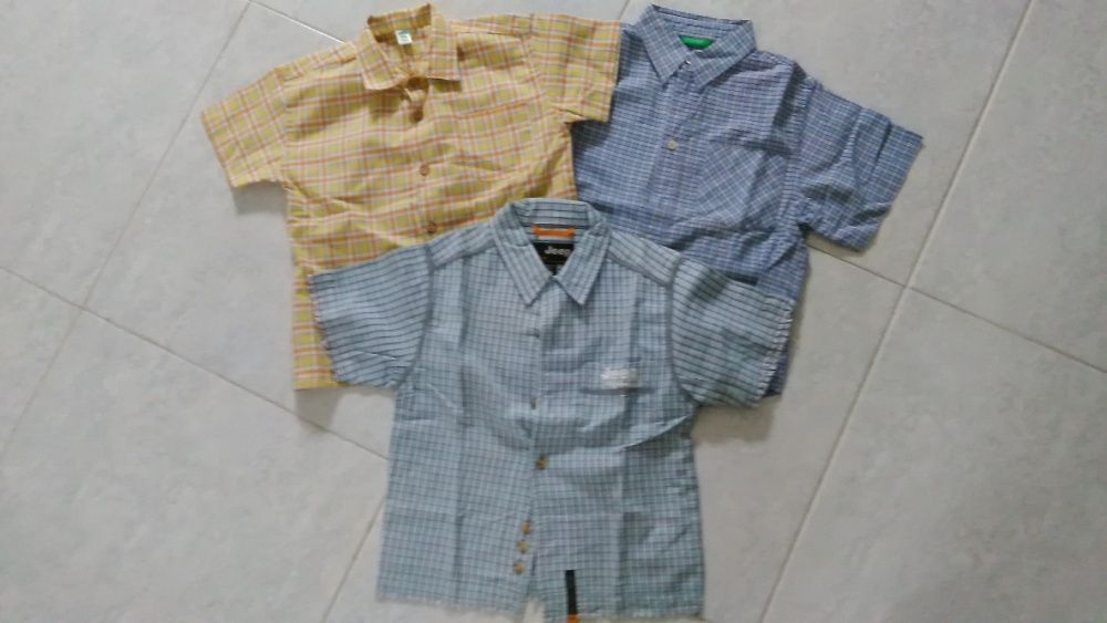 Camisas de menino da marca Jeep, Benetton e PreNatal - 2 Anos