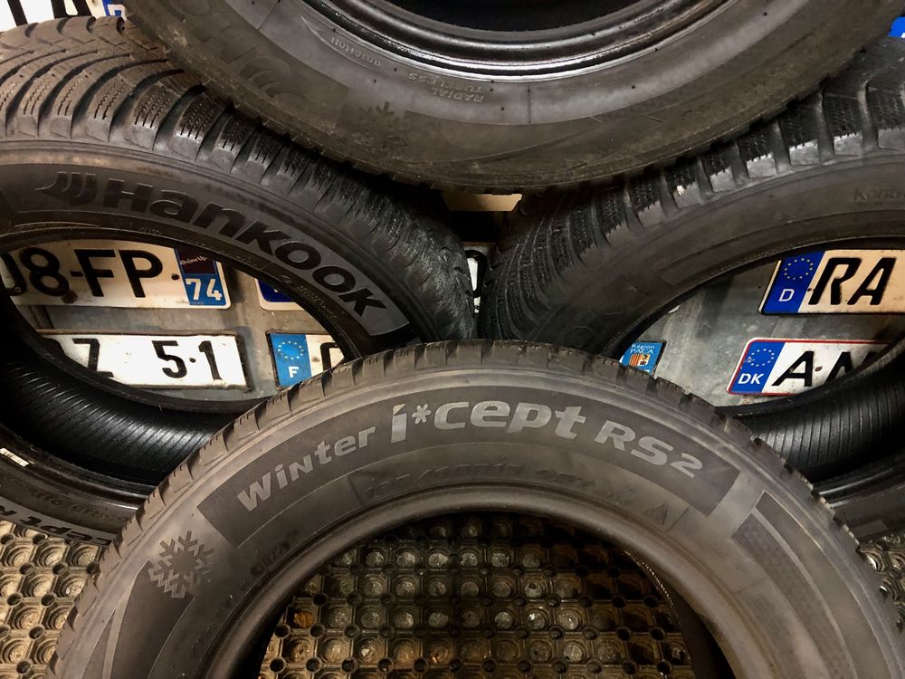 2022r 4 sztuki 195 65 r15 HANKOOK Winter Icept RS2 bdb równe wysokie