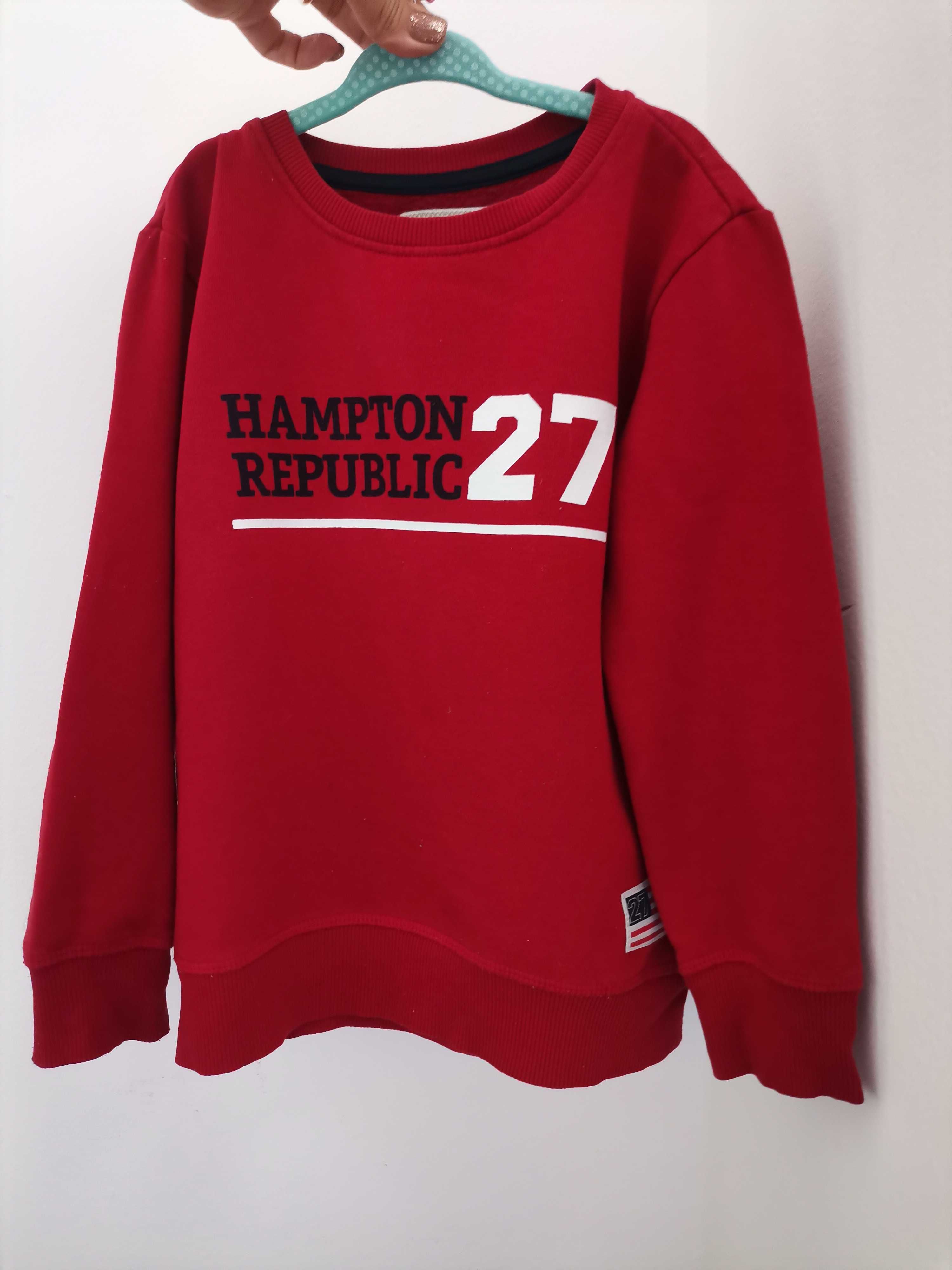 Bluza Hampton 110/116 czerwona