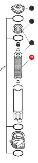 Filtr oleju hydraulicznego - 686236 - Manitou
