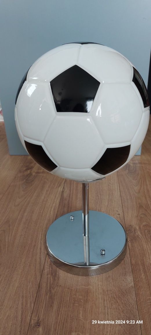 Żyrandol, lampa sufitowa dla chłopca, szklana lampa w kształcie piłki,