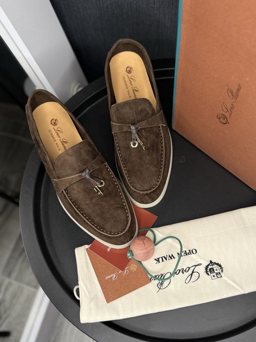 Коричневые лоферы лоро пиана loro piana lp лорики балетки
