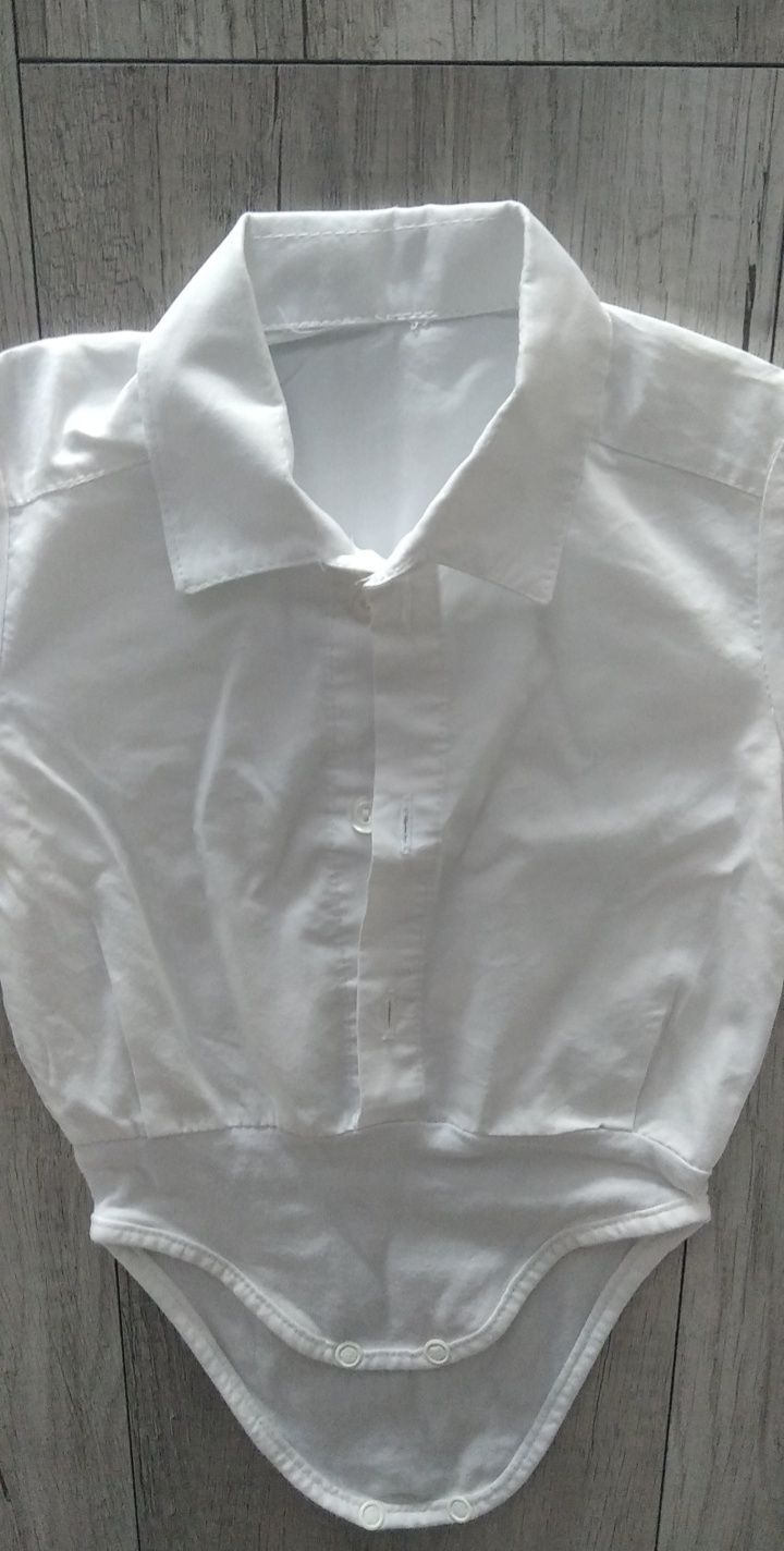 Nowe koszulobody białe 62/68