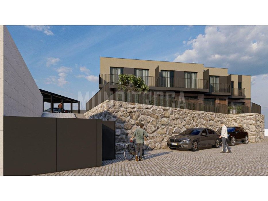 Moradia T2 Lamas - Condominio fechado