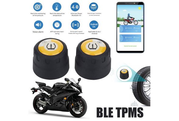 Sensores sensor pneus moto mota Ble TPMS - Novo