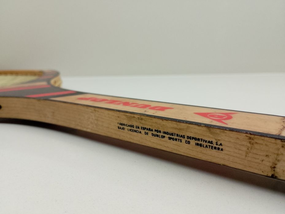 Raquete Dunlop Power Line Madeira Vintage