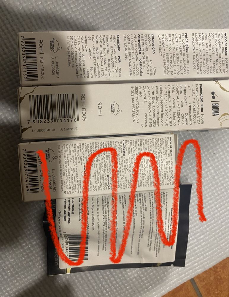 Kit Retenção Total E Cola One Cherry Lash Extensão De Cílios/ Pestanas