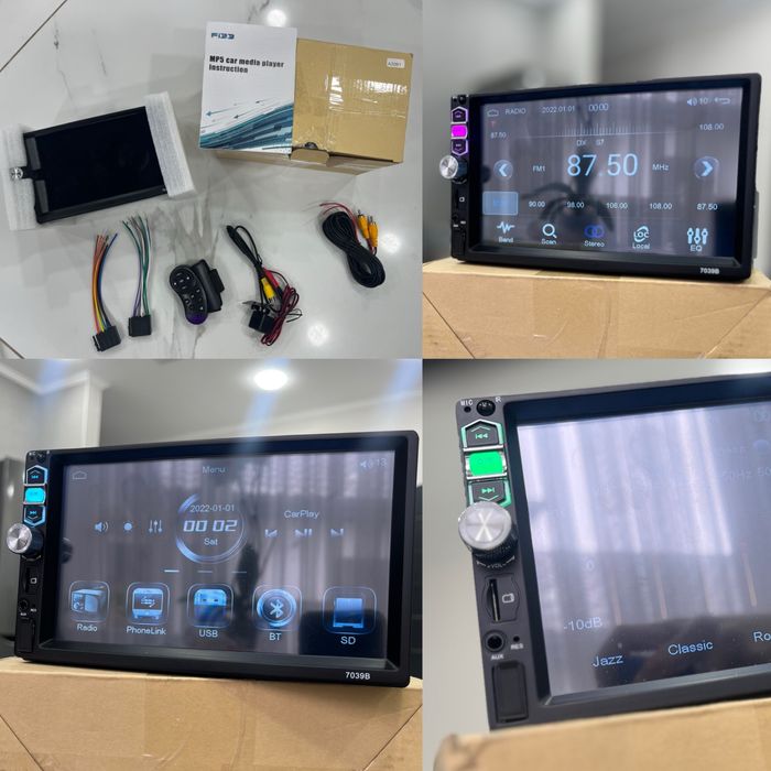 Автомагнитола HD экран 6 дюймов/ MP5|FM - радио/5 в 1 + Камера задняя